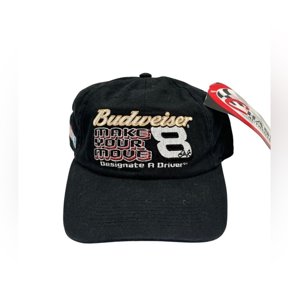 NWT Budweiser black Nascar men's‎ hat